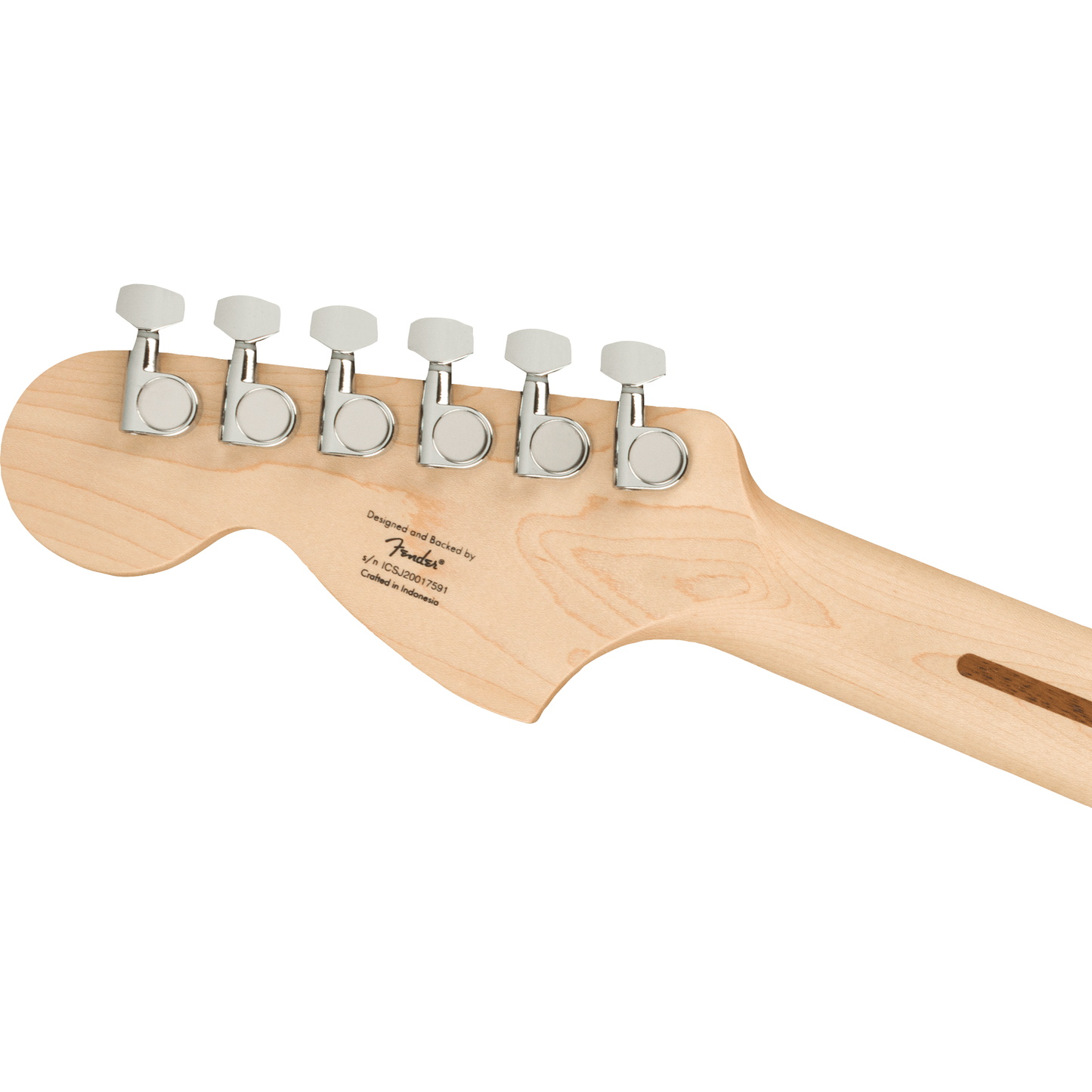 Affinity Series™ Stratocaster ®, Maple Fingerboard, White Pickguard, Black Electric Guitar by Fender