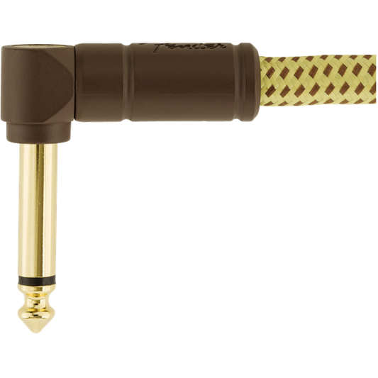 Fender Deluxe Series 3m Instrument Cable | Tweed Colours, Straight/Angle