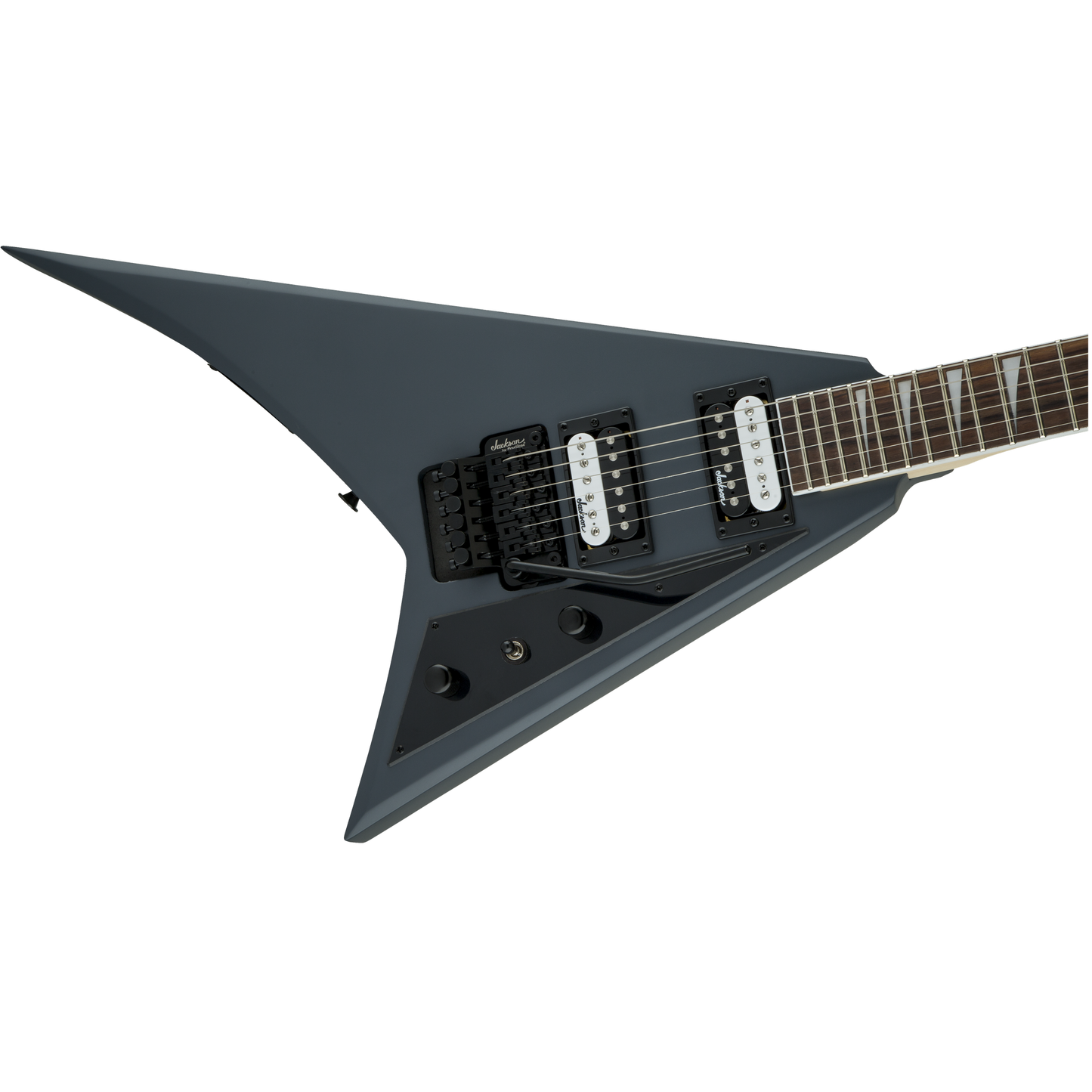 Jackson JS Series Rhoads JS32T Electric Guitar | Satin Gray | Jumbo Frets | High Output Pickups