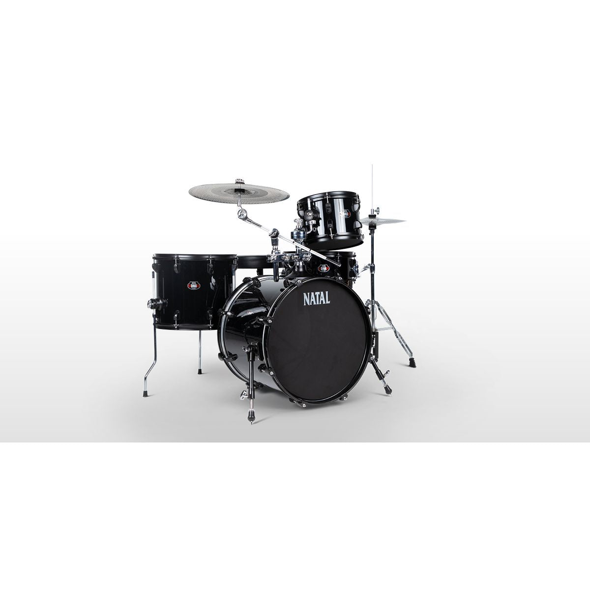 NATAL DNA STEALTH Silent Drum Kit With Mesh Heads And Silent Cymbals | Suitable for Beginners