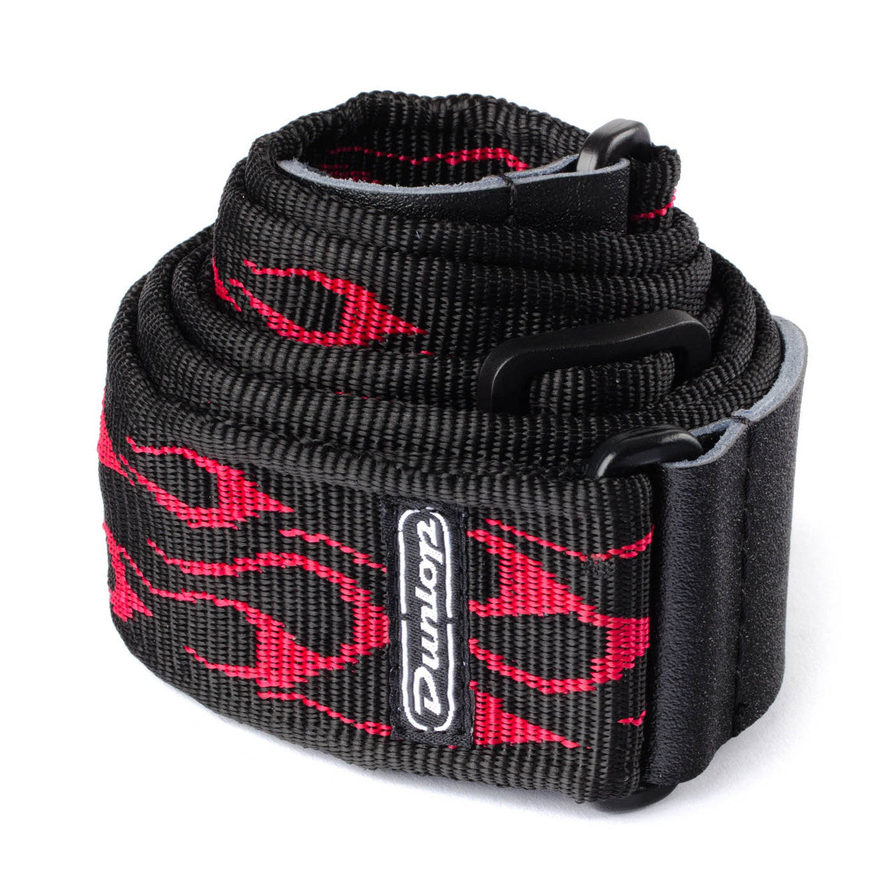 Dunlop Jacquard Guitar / Bass Strap Flambe Red | ADU D38-11RD
