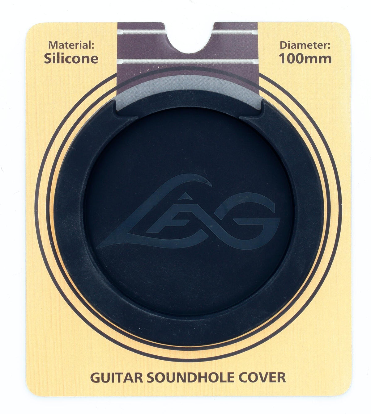 Lag SH100 Silicone Soundhole Cover for Acoustic Guitar