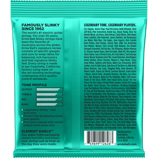 Ernie Ball Not Еven Slinky 2626 Guitar Strings | 12 - 56 | Nickel Wound | Optimal for detuning | CEB 2626