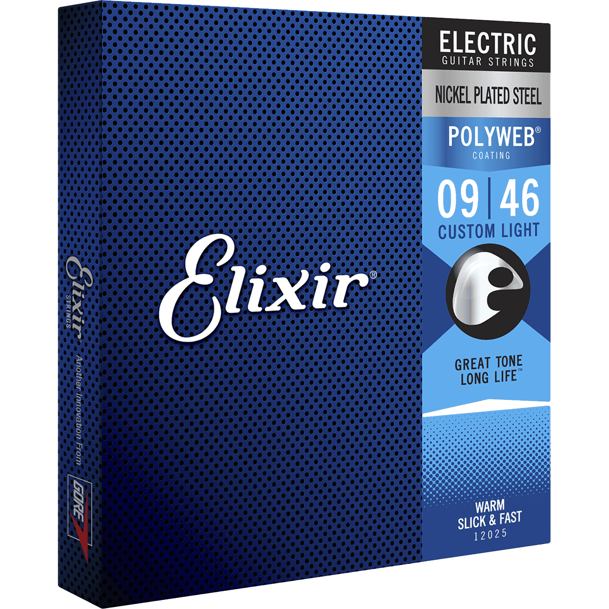 Elixir Custom Light POLYWEB 09 - 46 Electric Guitar Strings