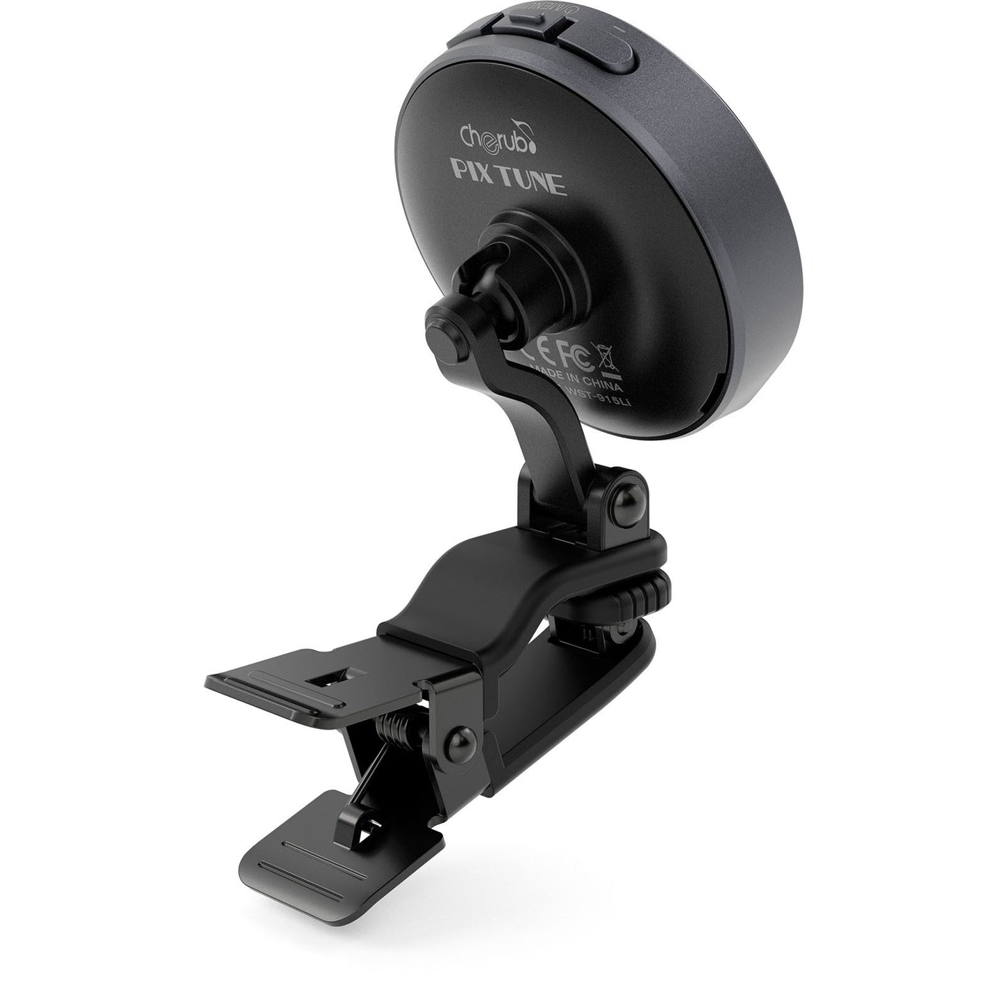Cherub WST-915Li Pix Tune Clip-On Tuner for Guitar | Customizable Tuning Display