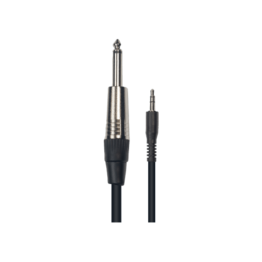 1/8"STE MOLDED PLUG 1/4 "MONO - NEUTRIK STYLE PLUG/3m | Audio Cable | By Yellow Cable