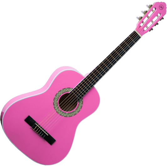 Eko CS-5 Pink | 3/4 Size Classical Guitar, Gig Bag included