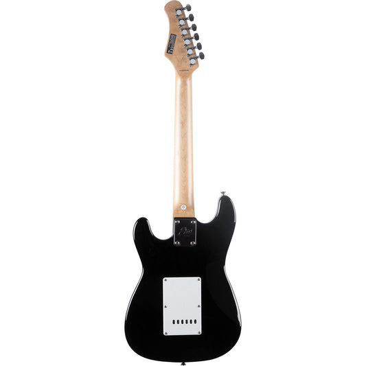 EKO ST100 3/4 Electric Guitar | Black Finish | Tremolo Bridge | 3 Single Coil Pickups