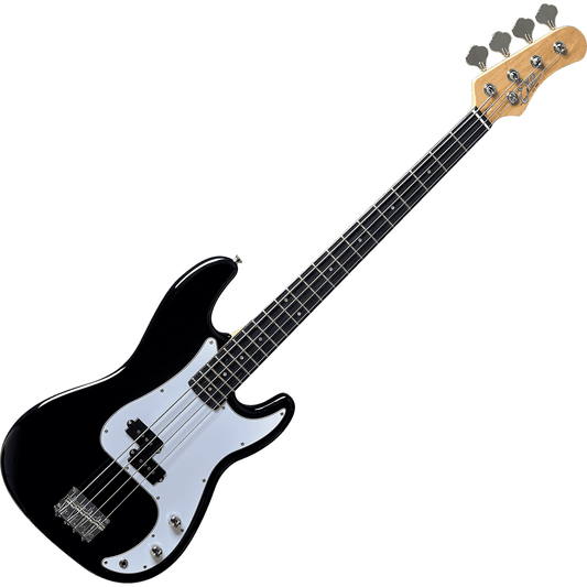 EKO Electric Bass Guitar VPB100 Black Colour | Perfect Beginner Bass