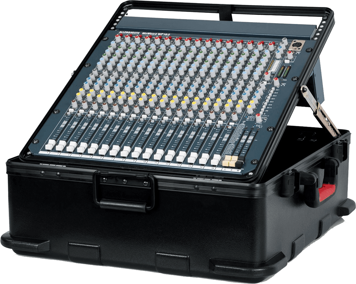 GATOR CASES GTSA-MIX12PU | Polyethylene GTSA for Console Mixage 12 U Mixer Flight Case