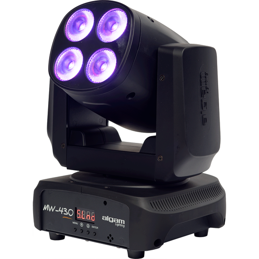 Algam Lighting MW-430 | 4 x 30W RGBW LED | Wash Moving Head | Rich and Dense Light