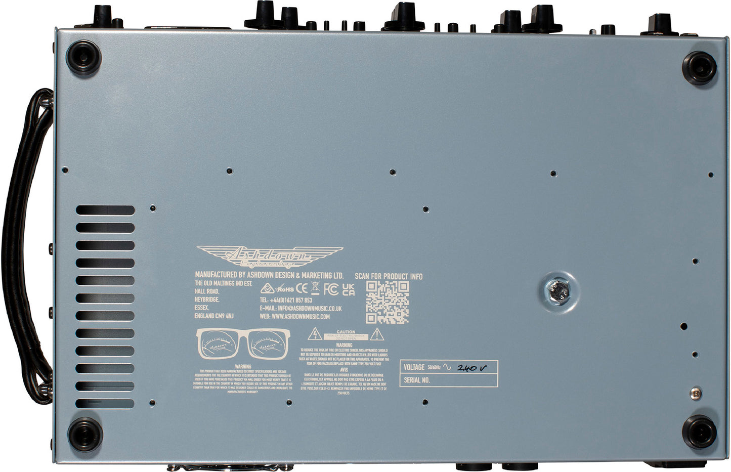 ASHDOWN UK ABM 300 EVO IV | ABM fej 300W UK-ban készült basszuserősítő