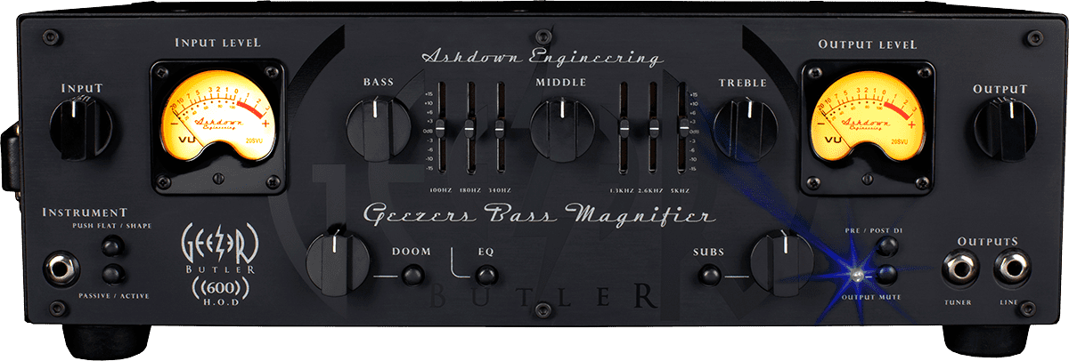 ASHDOWN UK HOD 600 | 600W Geezer Butler Signature Hybrid Hea Bass Amplifier