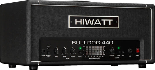 HIWATT Bulldog 440 бас глава 400W | Bulldog 440H глава-400W Graphic EQ Куфар за инструмент