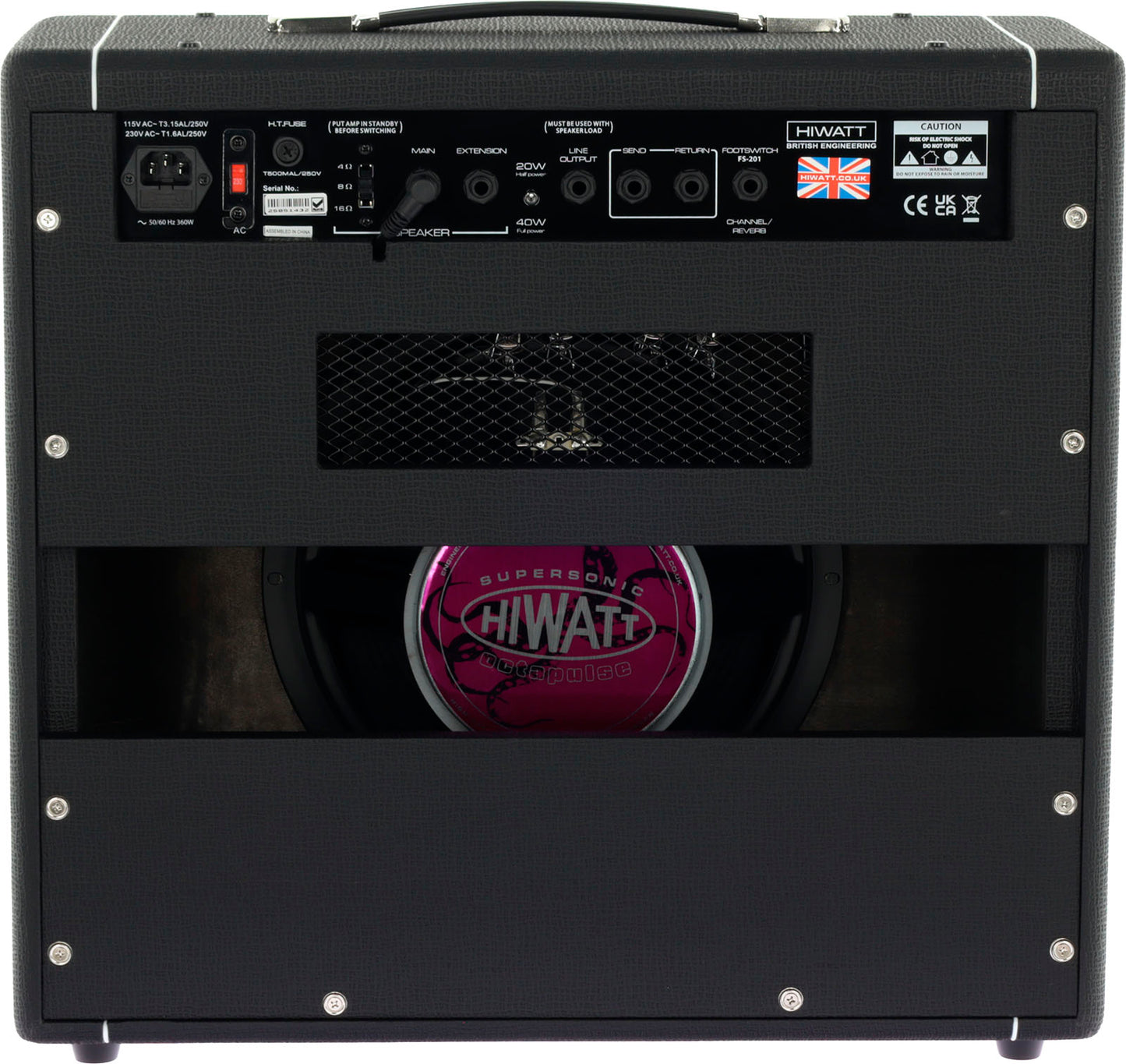 HIWATT T40C112 Valve Combo 40W 112 | T40/ 20C 1X12-40/ 20W 1X12 wzmacniacz gitarowy