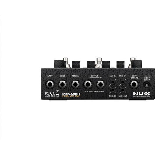 NUX Amp Academy Stomp Modeling Guitar Processor | Stereo Amp Modeler