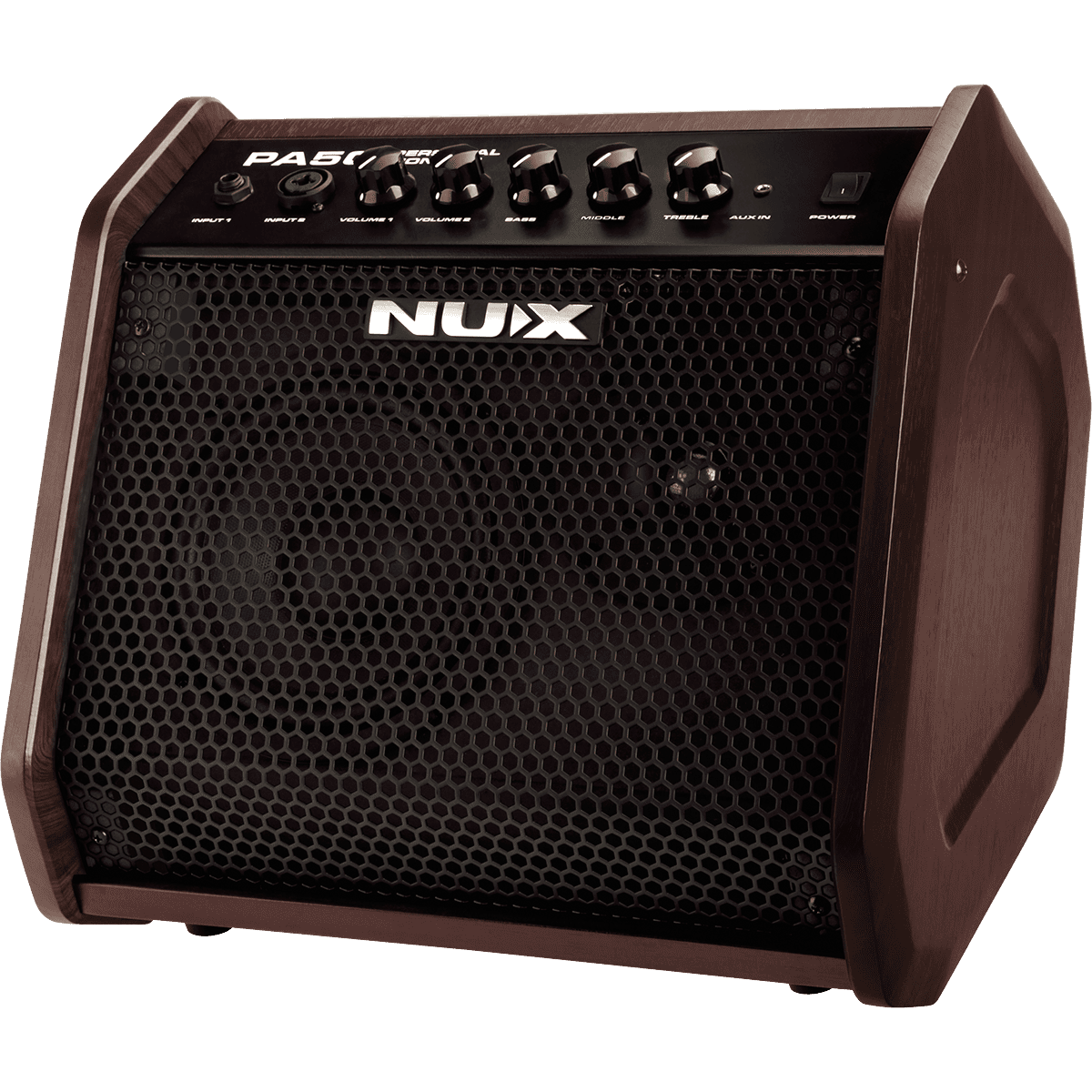 NUX PA50 | 50-watt Amplifier | 2-Channel With an Ultra-Sensitive 6.5-Inch Driver | Personal Monitoring