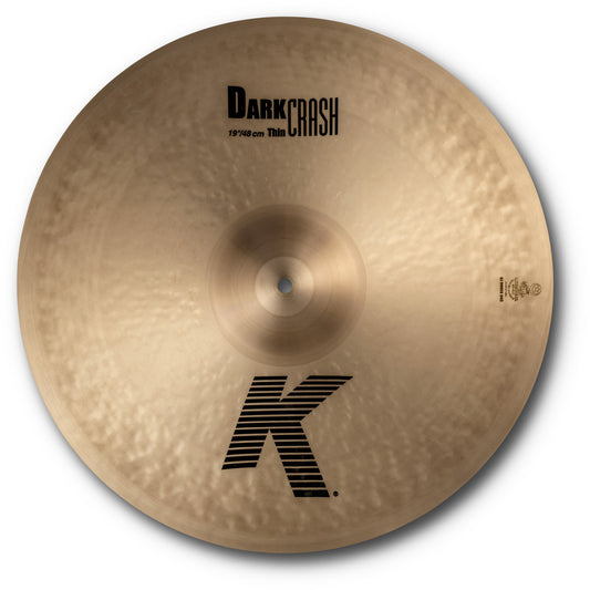 ZILDJIAN 19" K Dark Crash Thin | K 19" Dark Crash Thin Crash чинел
