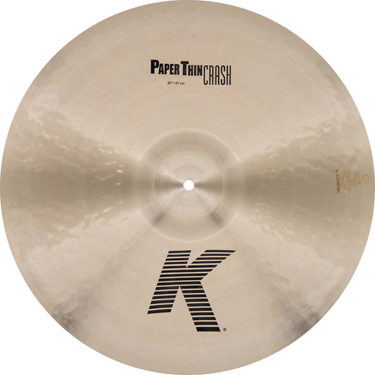 ZILDJIAN 20" K Zildjian Paper Thin Crash | K 20" Paper Thin Crash чинел