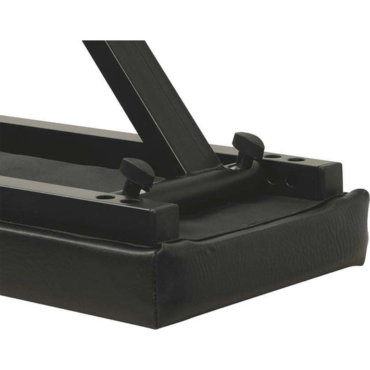 Black Piano Bench with Leather Seat and Speedlock by RTX | KBX