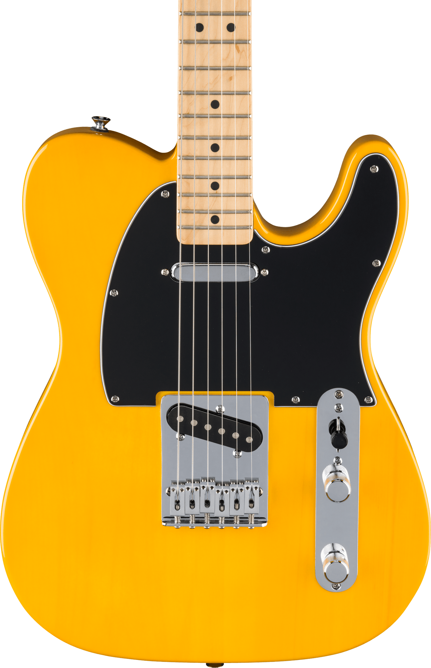 Fender Standard Telecaster Electric Guitar | Maple Fingerboard | Black Pickguard | Butterscotch Blonde
