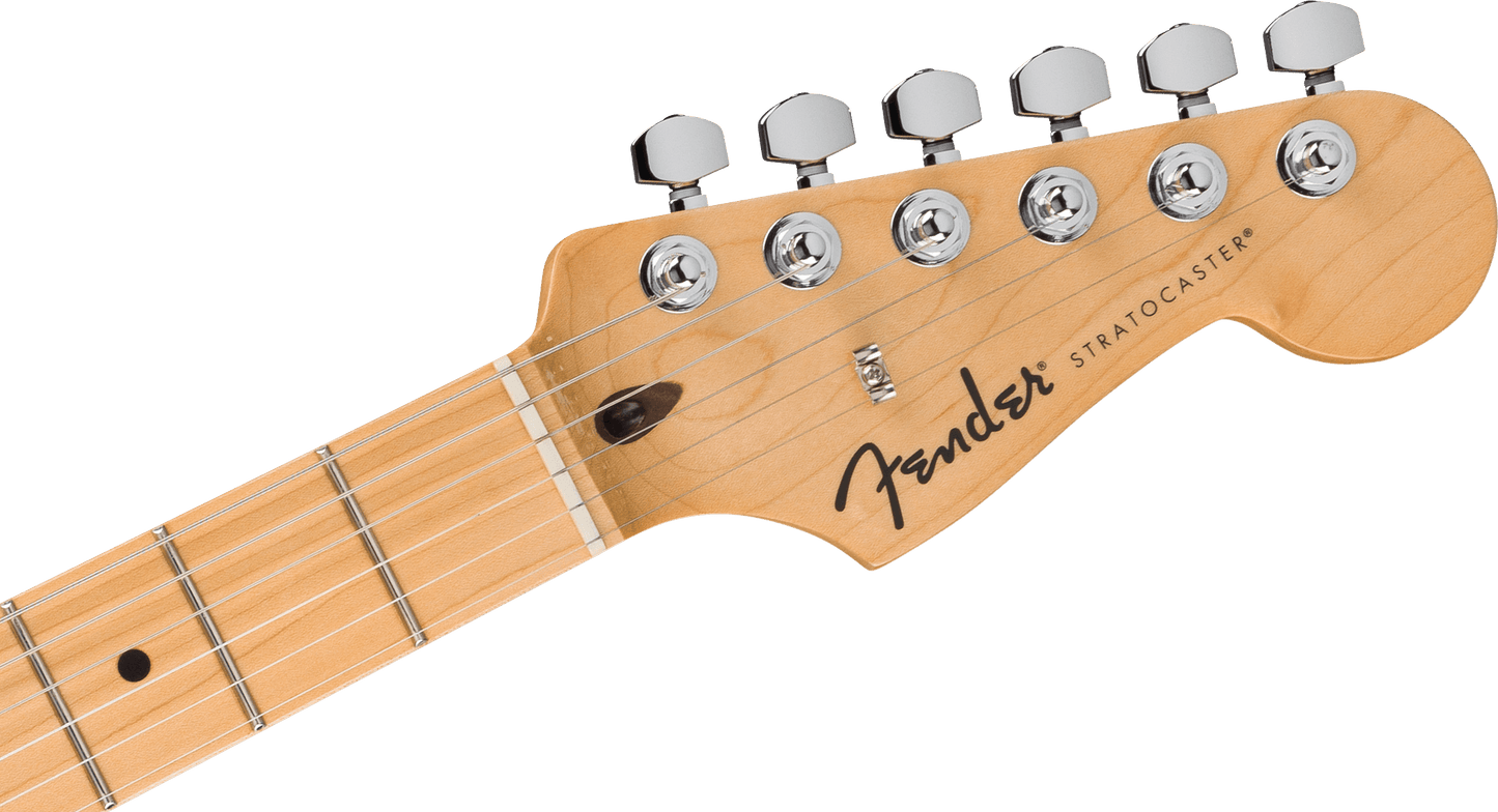 Fender Standard Stratocaster Electric Guitar | Maple Fingerboard | White Pickguard | Olympic White