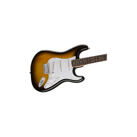 Fender Squier Bullet Stratocaster HT | Brown Sunburst | Electric Guitar with Poplar Body | Maple Neck Indian Laurel Fingerboard | 3 Single-coil Pickups | Hardtail Bridge