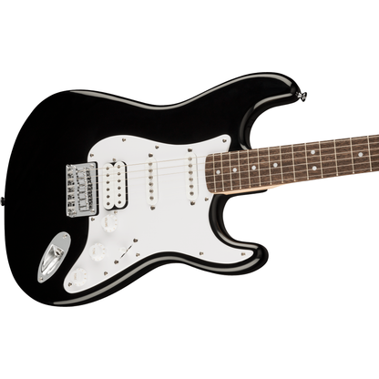 Bullet Series™ Stratocaster® HT HSS, Laurel Fingerboard, White Pickguard, Black Electric Guitar by Fender