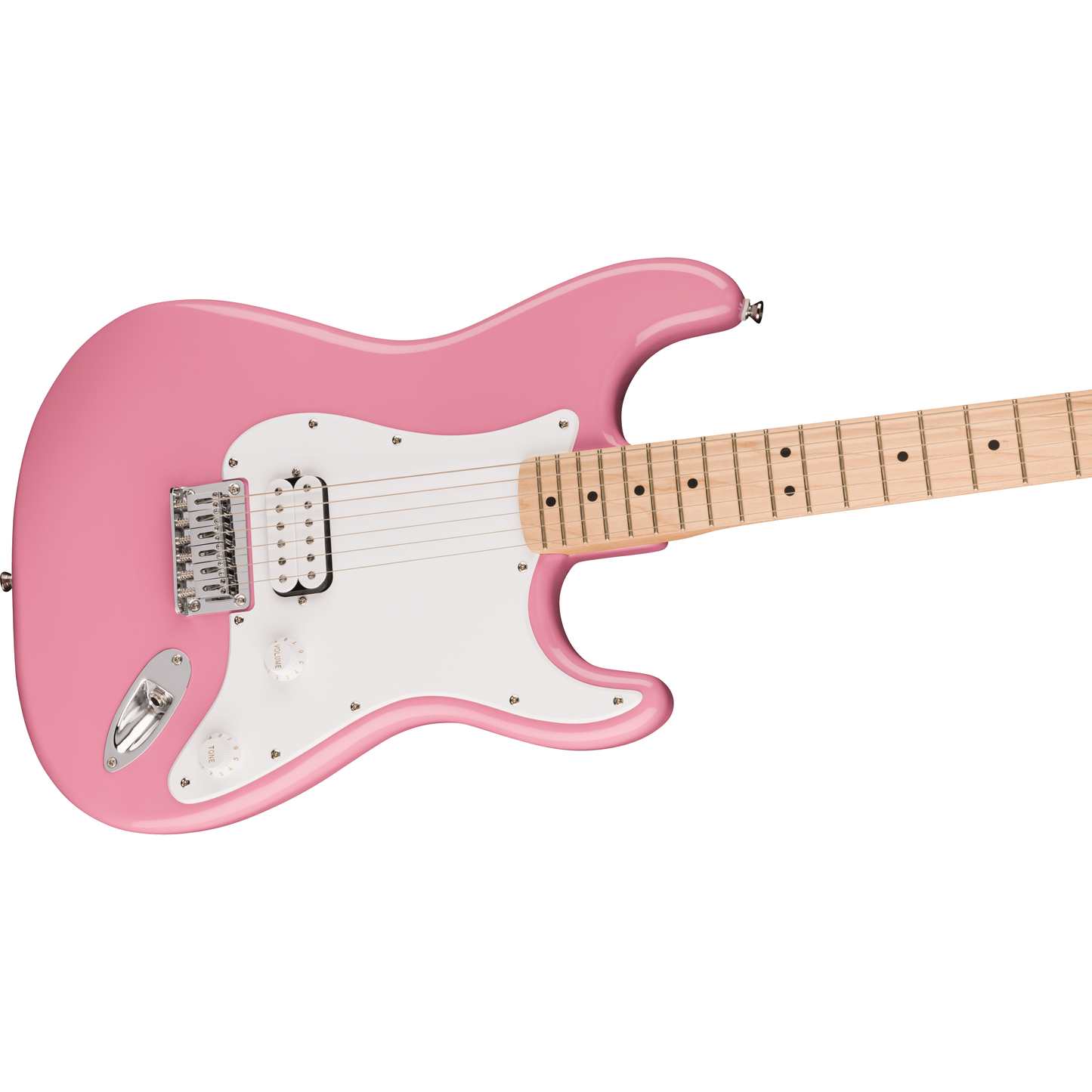Squier Sonic Stratocaster HT H Electric Guitar | Maple Fingerboard | White Pickguard | Flash Pink