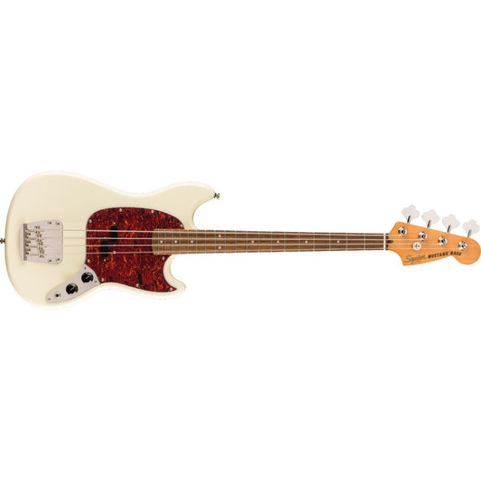 Squier Classic Vibe '60s Mustang® Bass, Laurel Fingerboard, Olympic White