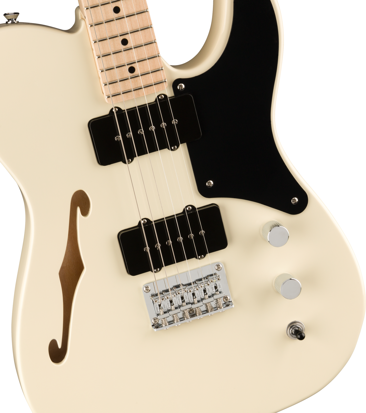 Paranormal Carbronita Telecaster® Thinline by Fender | Ταστιέρα σφενδάμου | Olympic White