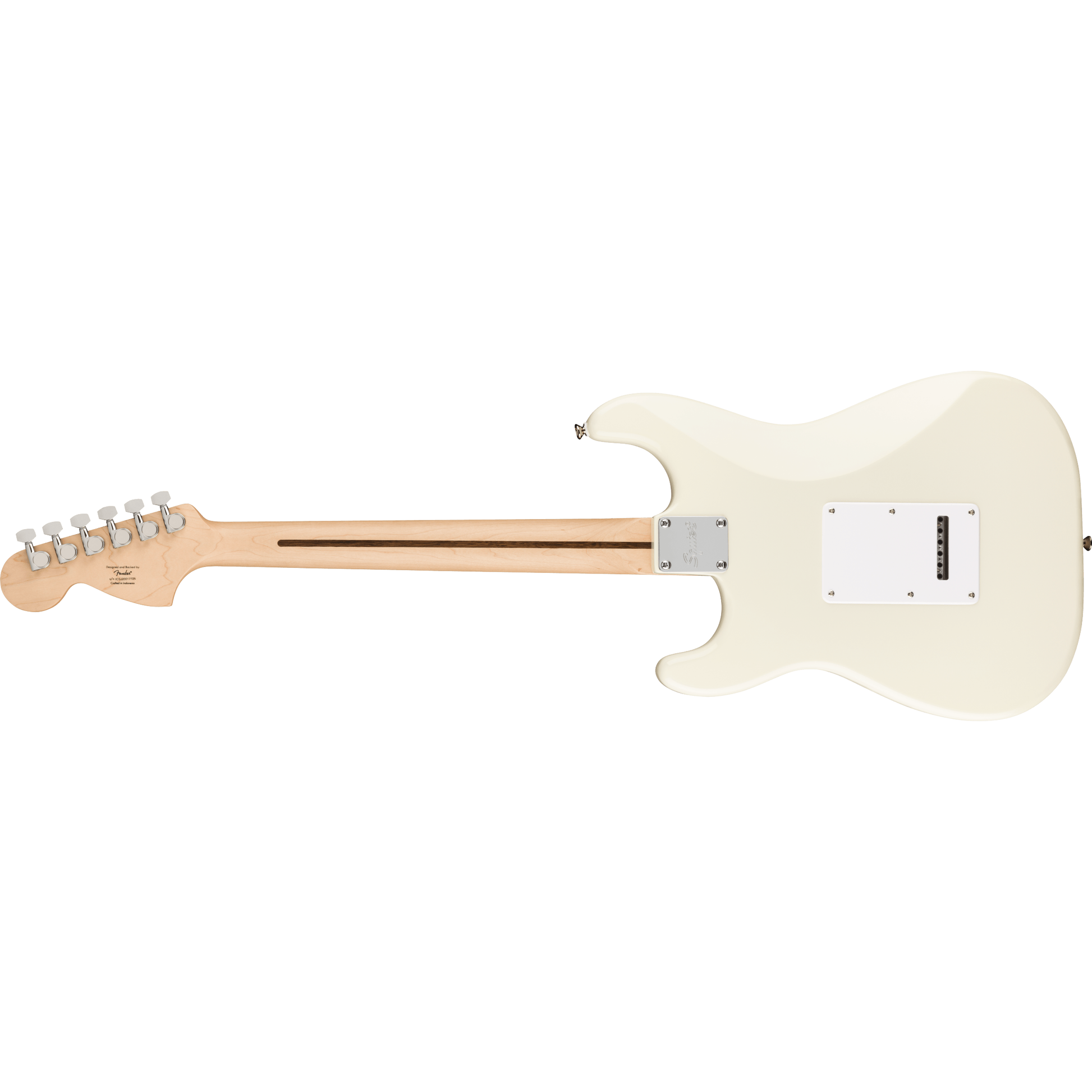 Affinity Series™ Stratocaster ®, Maple Fingerboard, White Pickguard, Olympic White Electric Guitar by Fender