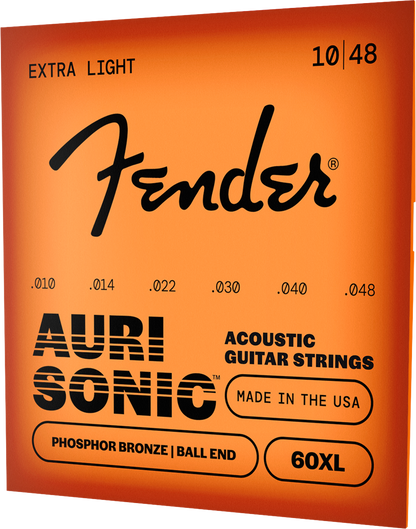 Fender 10-48 Фосфор Бронз Струни за Акустична Китара | 60XL .010 -.048 | от Fender