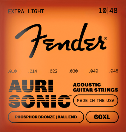 Fender 10-48 Фосфор Бронз Струни за Акустична Китара | 60XL .010 -.048 | от Fender