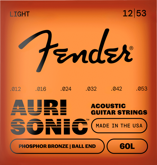 Fender 12-53 Фосфор Бронз Струни за Акустична Китара | 60L .012 -.053