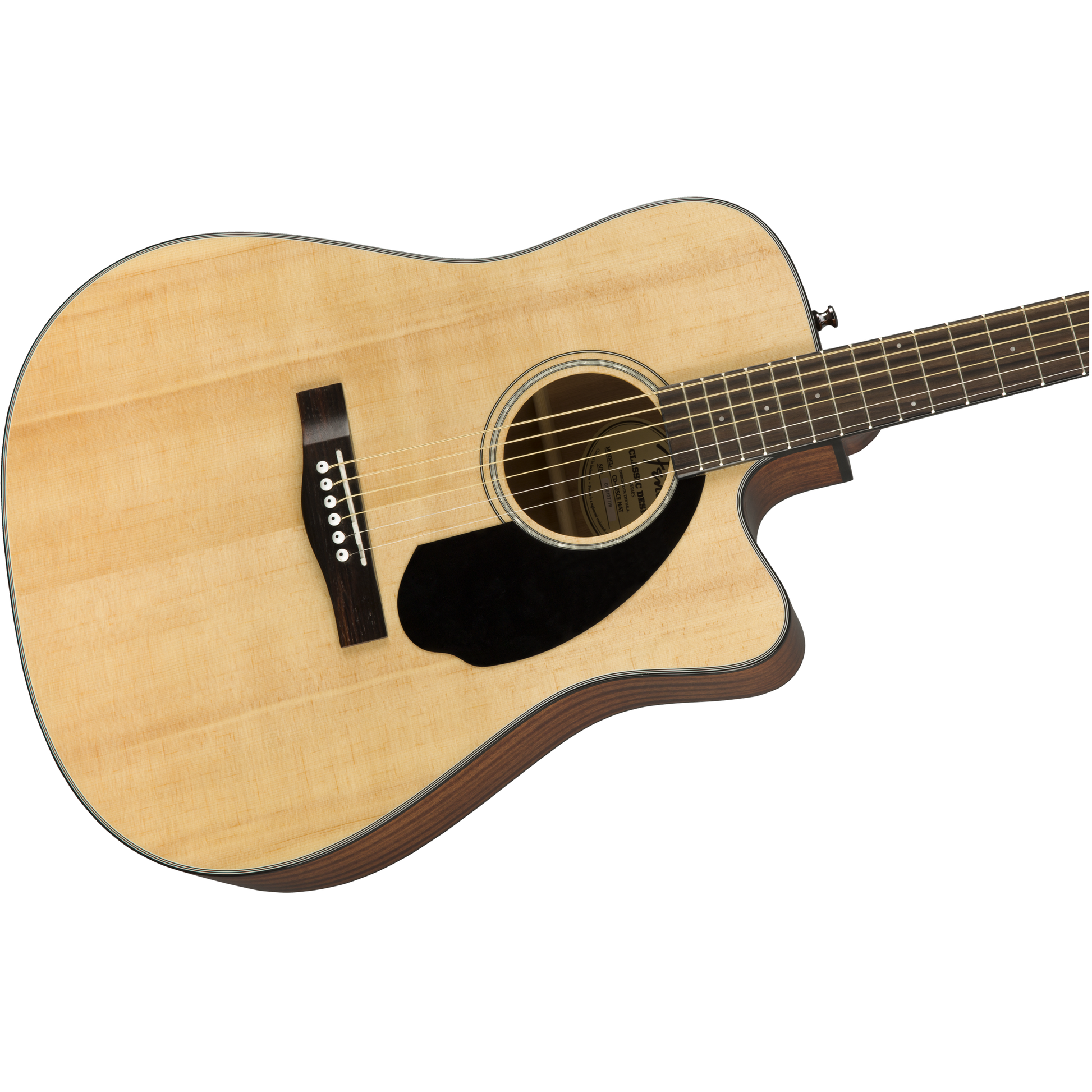 Fender CD-60SCE Dreadnought Electro-Acoustic Guitar | Walnut Fingerboard | Fishman Preamp | Natural