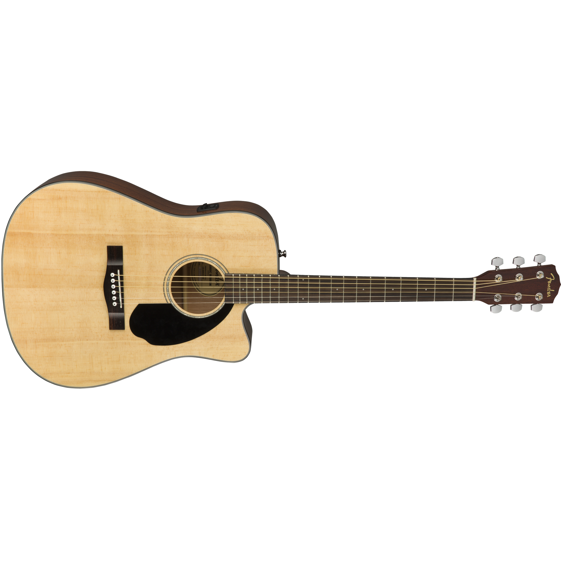 Fender CD-60SCE Dreadnought Electro-Acoustic Guitar | Walnut Fingerboard | Fishman Preamp | Natural