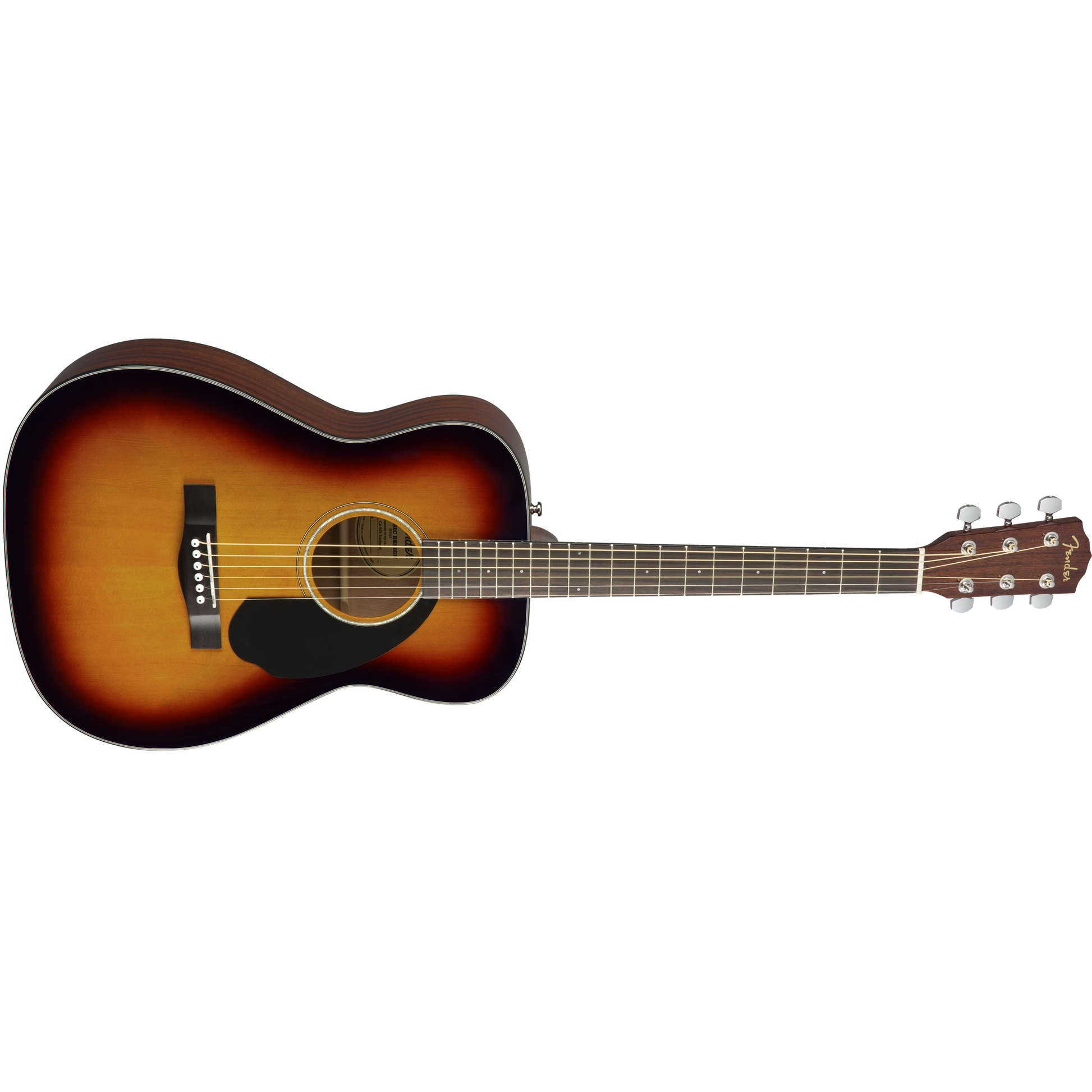 Fender CC-60S Concert Acoustic Guitar | Walnut Fingerboard | 3-Color Sunburst