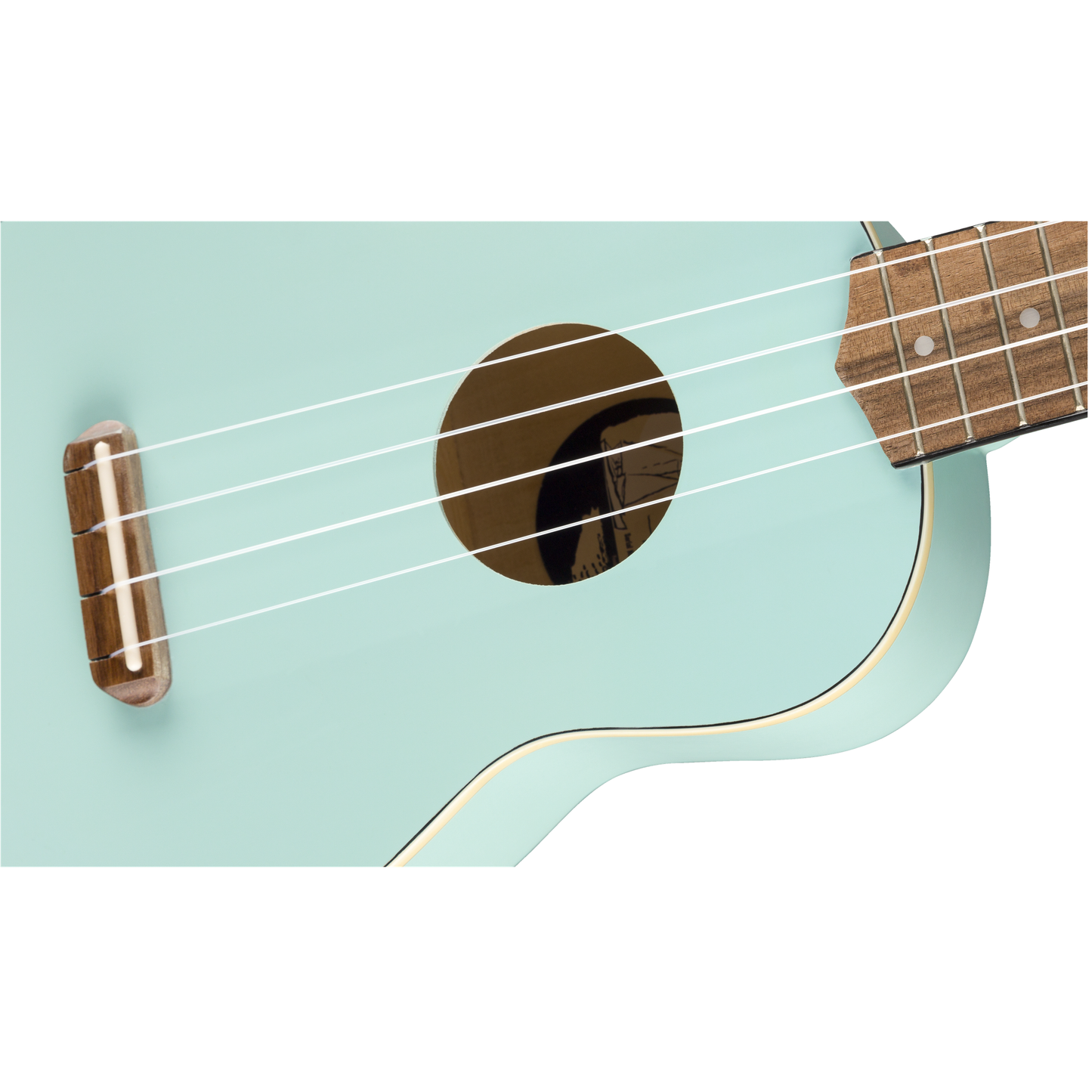 Fender Venice Soprano Ukulele | Walnut Fingerboard | Daphne Blue