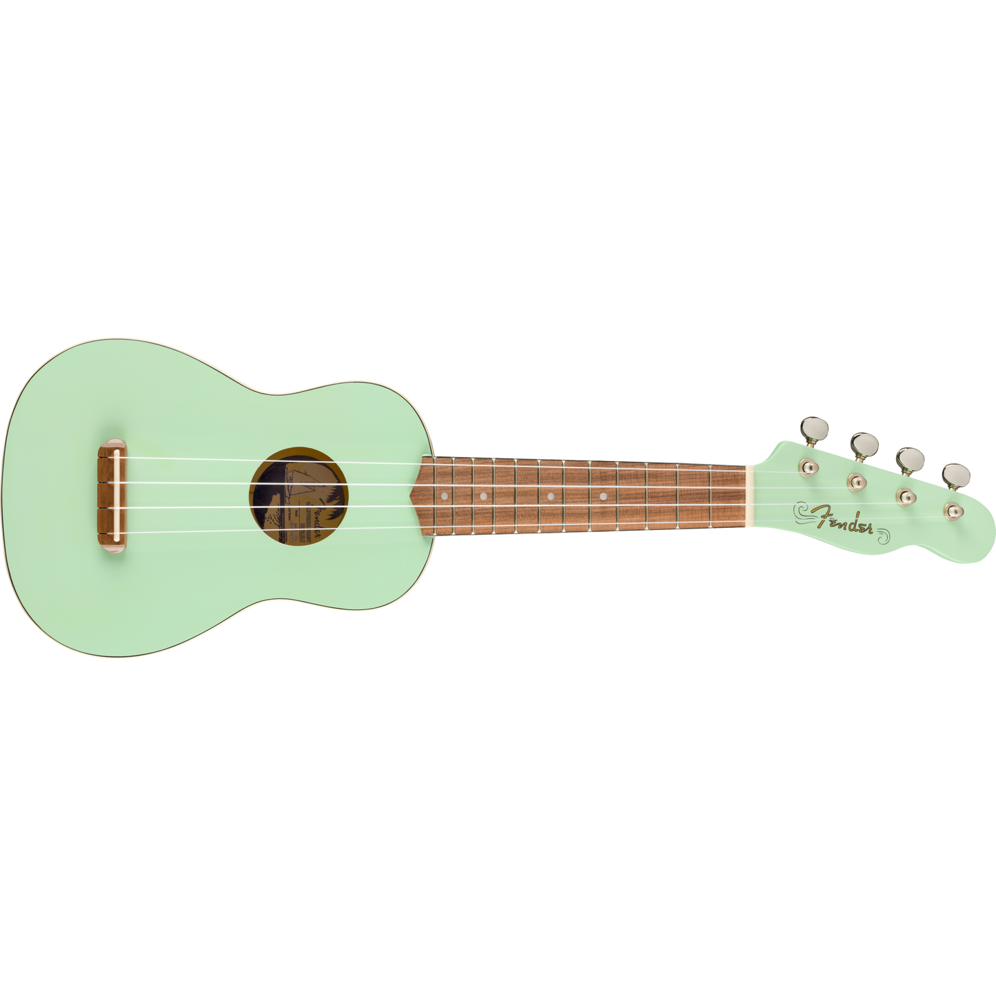 Fender Venice Soprano Ukulele, Walnut Fingerboard | Surf Green