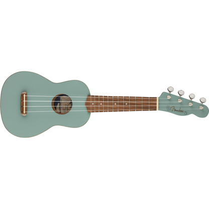 Fender Venice Soprano Ukulele, Walnut Fingerboard | Sonic Gray