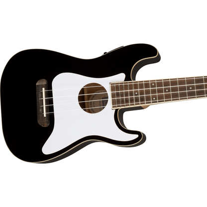 Fender Fullerton Stratocaster Ukulele in Black