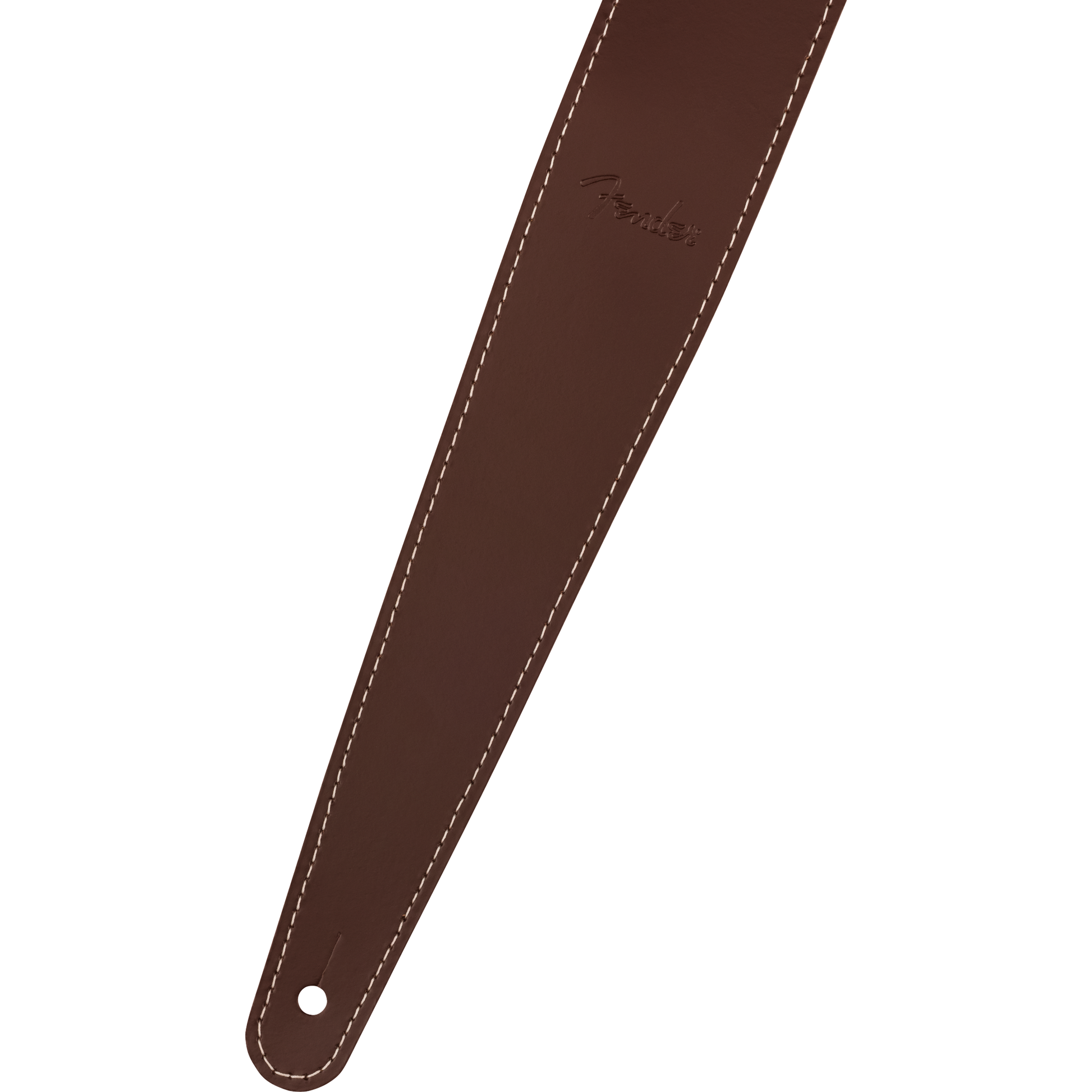 Fender Essentials Leather Strap for Guitar and Bass | Brown