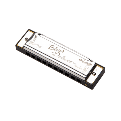 Blues Deluxe Harmonica by Fender | Key of A