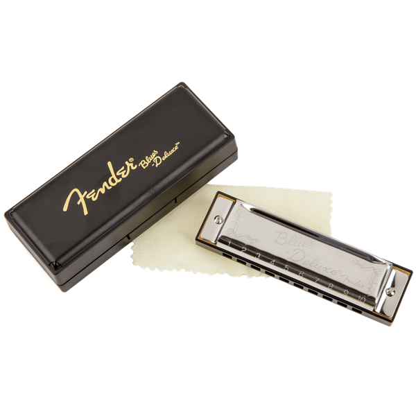 Blues Deluxe Harmonica by Fender | Key of B Flat
