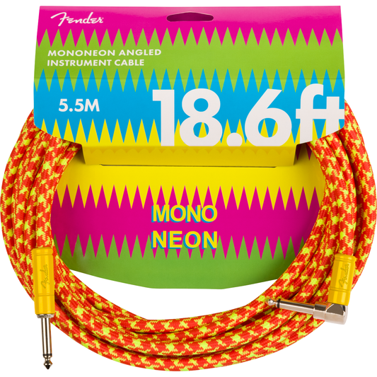 Fender MonoNeon Signature Instrument Cable 5.5m | Orange