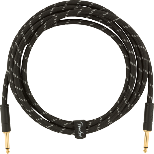 ​Fender | 3m Instrument Cable | Deluxe Series | Colour Black Tweed