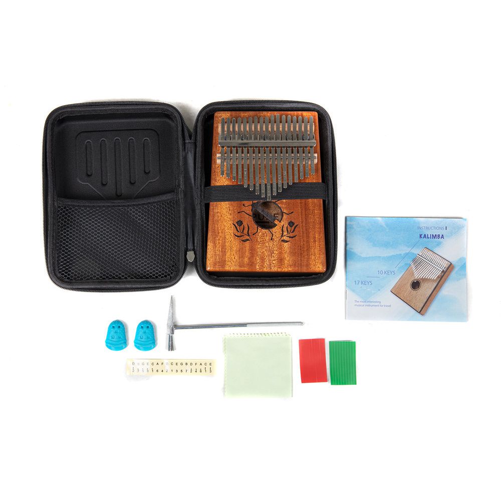 PURE GEWA Acoustic KALIMBA / Mbira / Thumb piano | 17 keys | Beetle | F835550