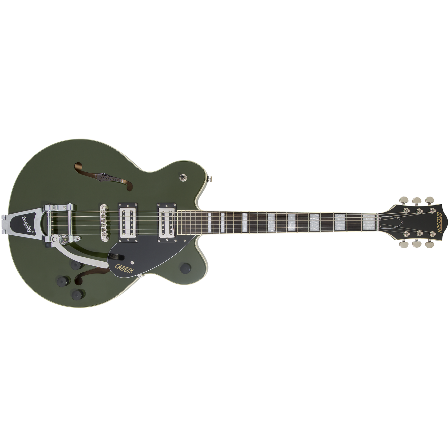 Gretsch G2622T Streamliner | Center Block | Bigsby Tremolo | Torino Green | Hollow Body Guitar | Hard Case Included