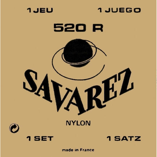 Classical Guitar Strings Savarez Traditional Concert 520R | Medium Tension